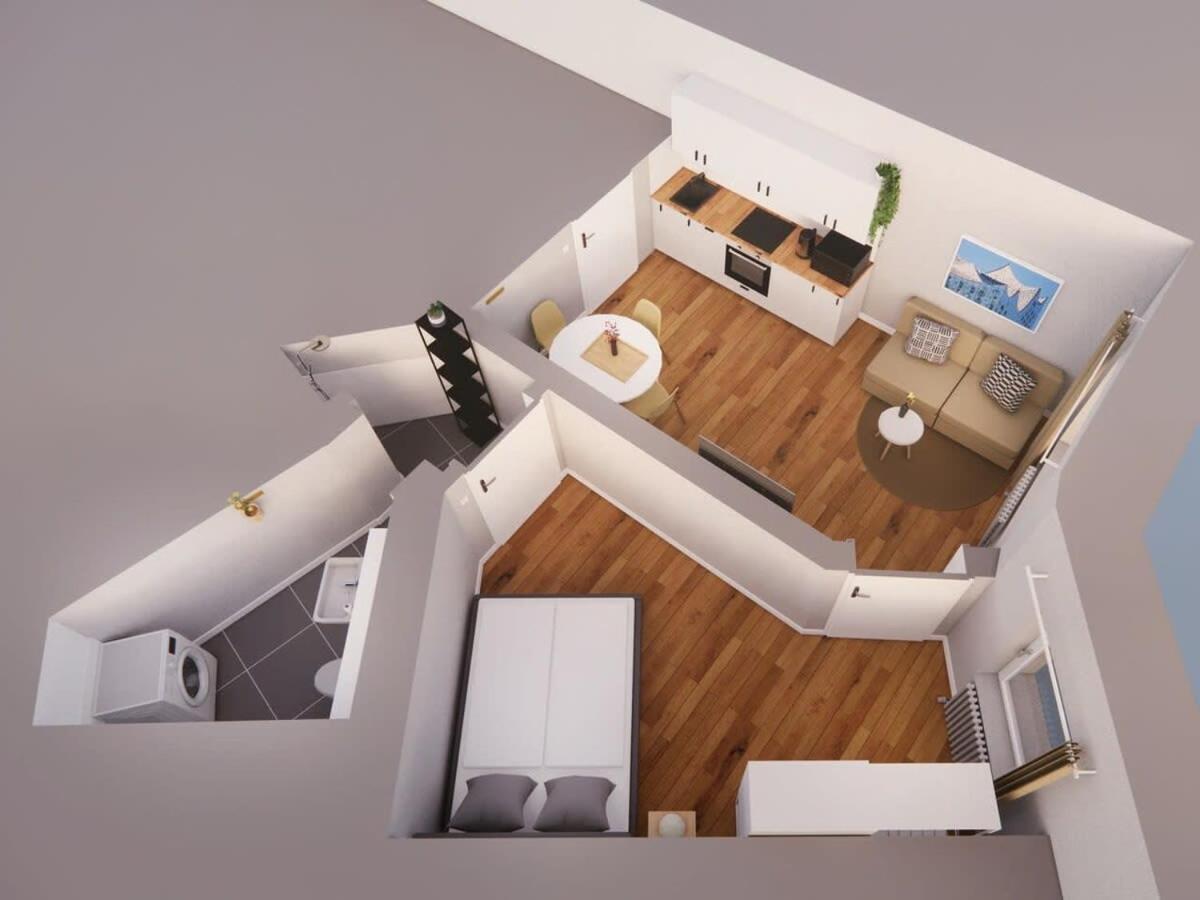Hamburg City Apartment For 4 Zewnętrze zdjęcie